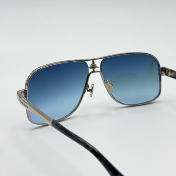 Vivienne Westwood Sunglasses Keith VW5101 800 Silver Aviator Gradient Lens 63mm main image 9
